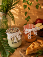 Bougie pot de confiture