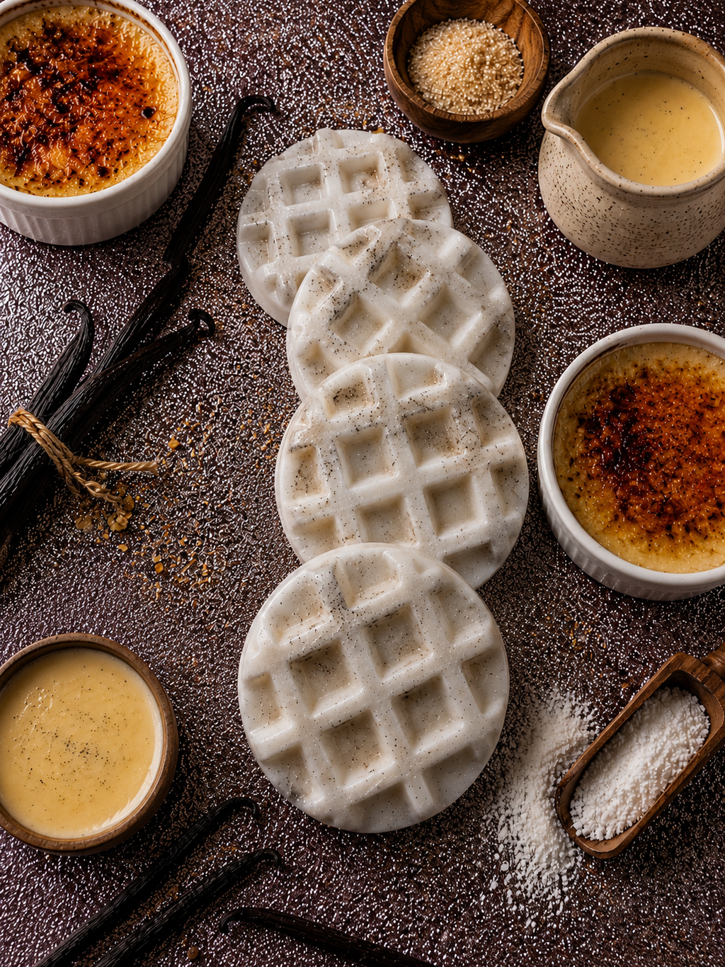 Fondant parfumé Crème brûlée