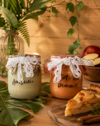 Bougie pot de confiture