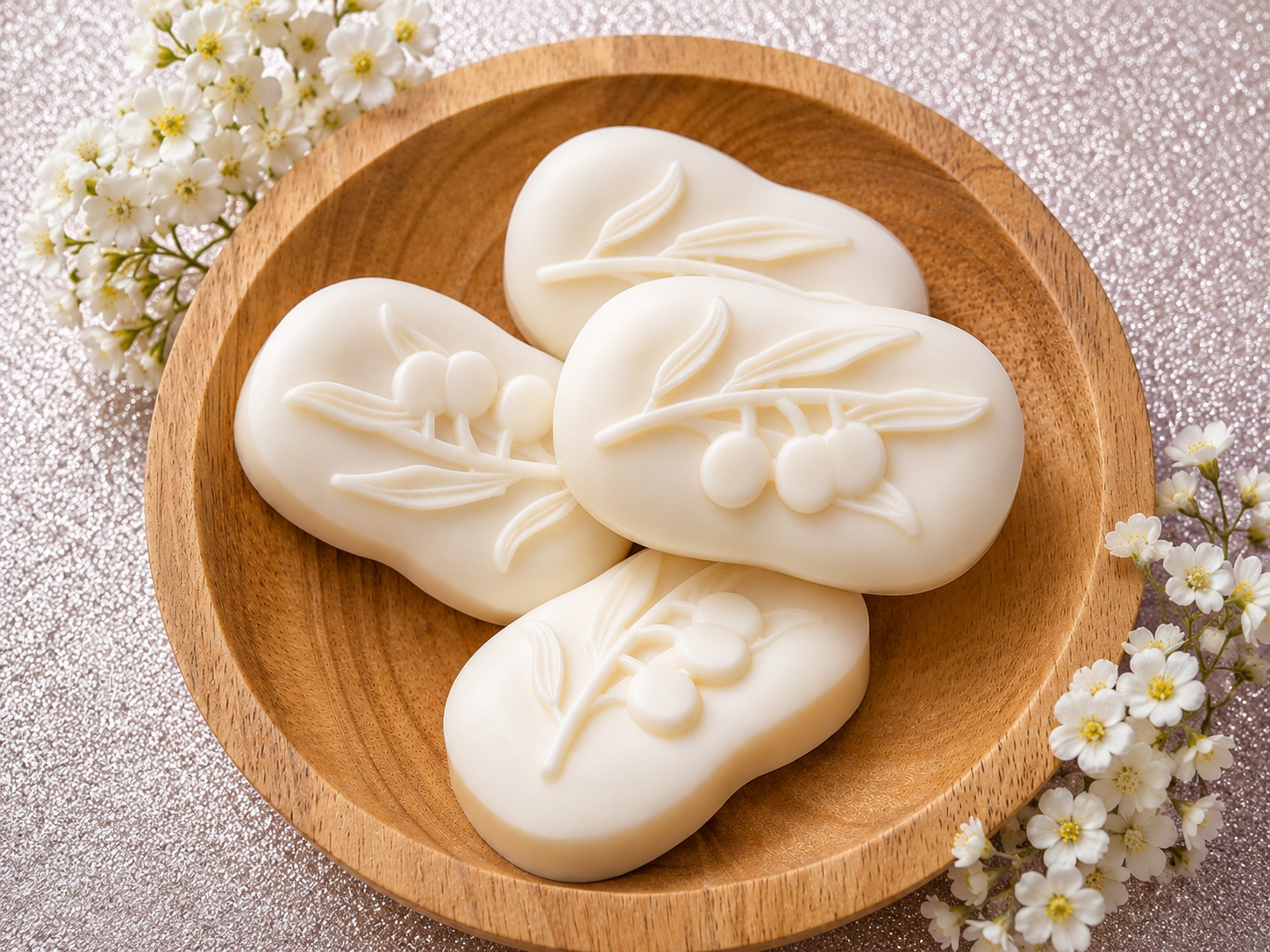 Savon au beurre de karité parfum Monoï
